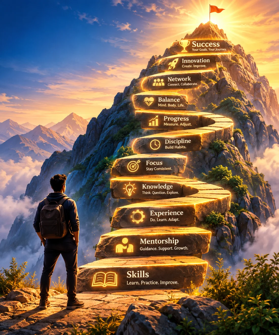 The career journey — from skills and mentorship to success