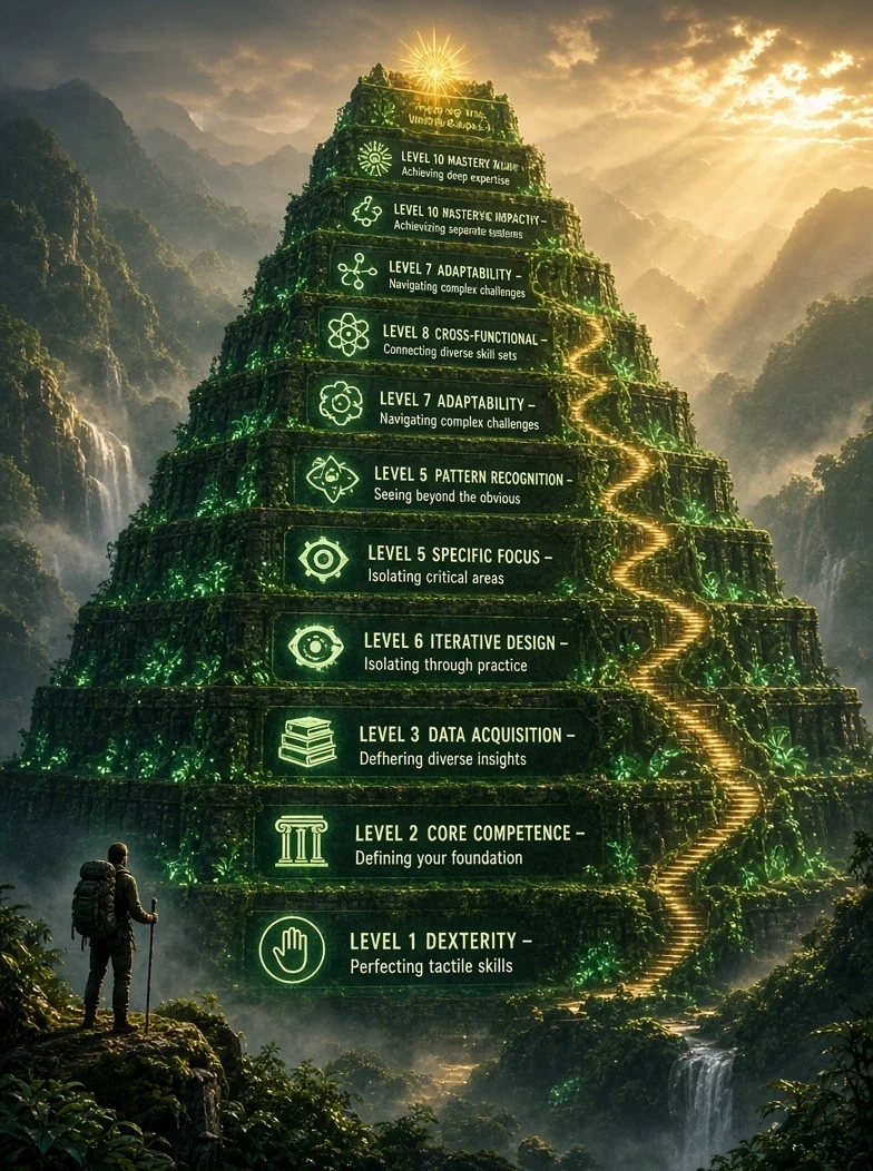Skill development journey — from dexterity to mastery and impact